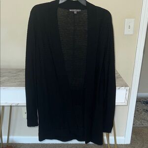 Elliot Lauren Black Open-Front Cardigan